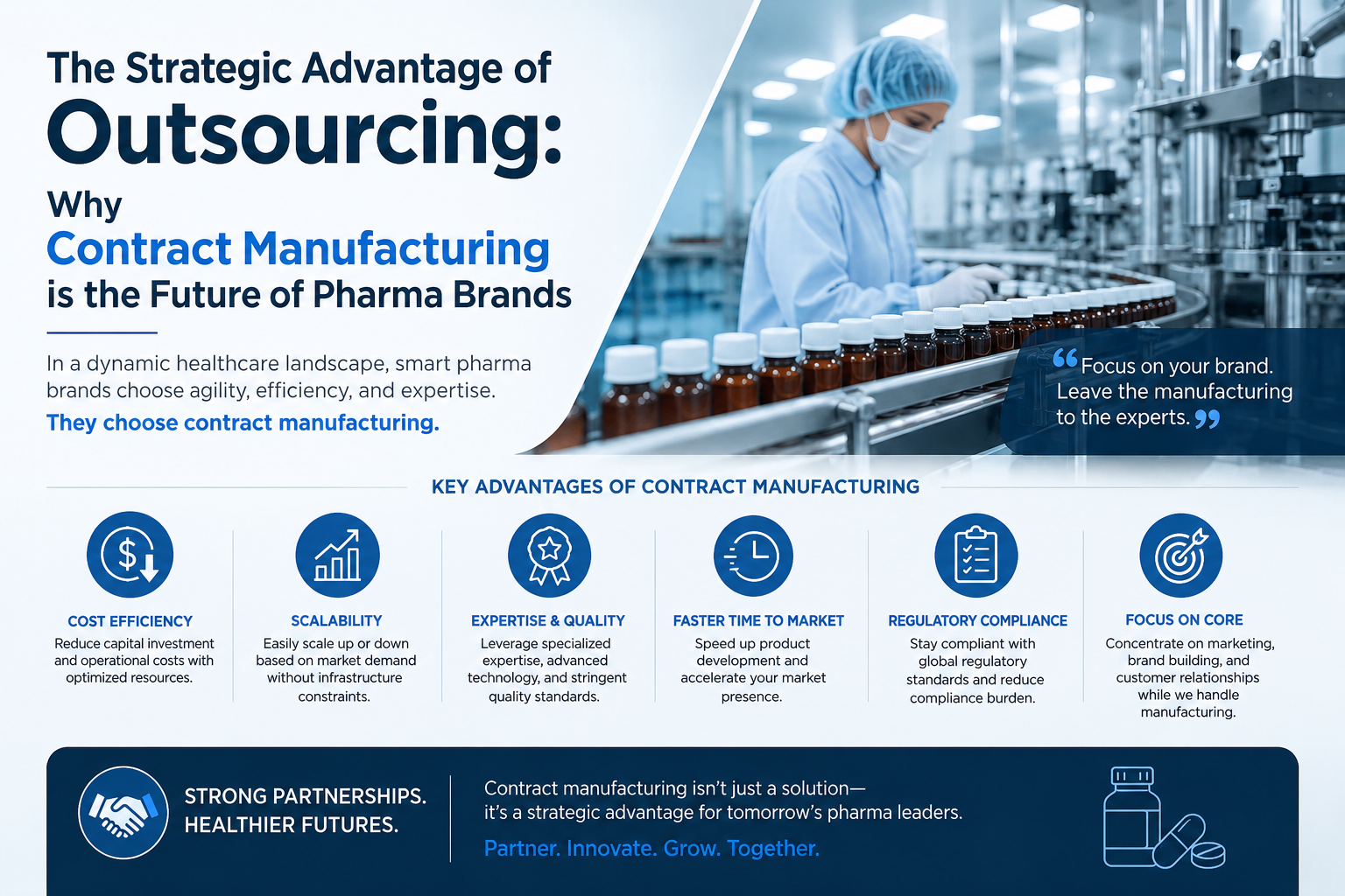 The Strategic Advantage of Outsourcing: Why Contract Manufacturing is the Future of Pharma Brands